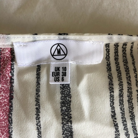 Missguided Striped Wrap Crop Top NWOT! - Picture 7 of 8